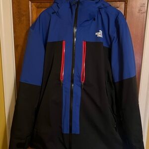 The North Face Men's Snow squall Blue and Black Ski Jacket